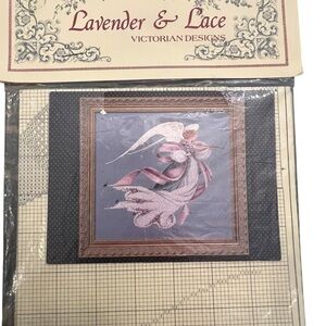 Lavender & Lace Victorian Designs ANGEL OF SPRING Counted‎ Cross Stitch Pattern